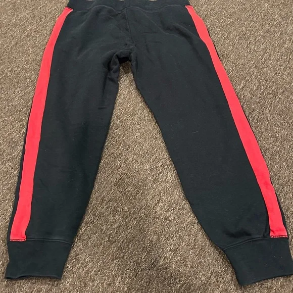 black and red ralph lauren joggers